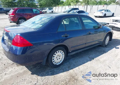 2007 Honda Accord 2.4 Vp из США, поврежденный, VIN 1HGCM561X7A129481